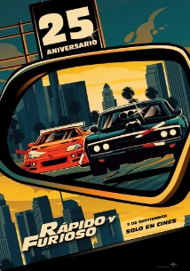 Póster de Cine para Rápidos y Furiosos